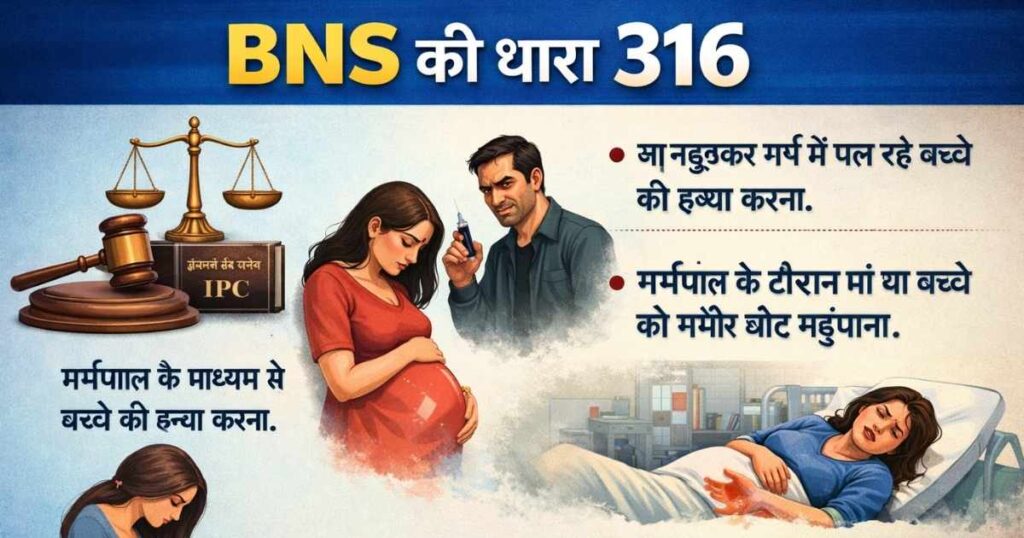Section 316 of BNS in Hindi