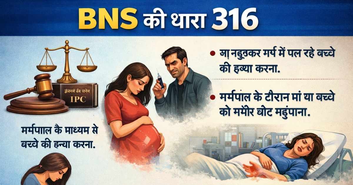Section 316 of BNS in Hindi