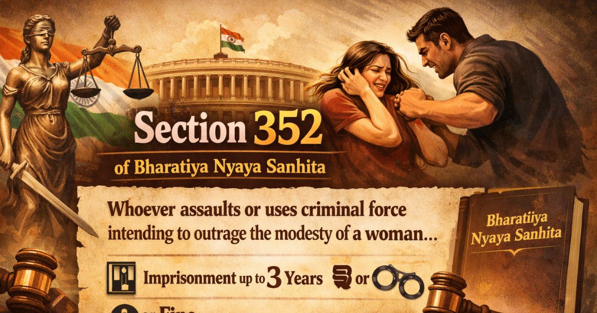 Section 352 of Bharatiya Nyaya Sanhita